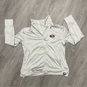 Fanatics Break It Loose full-zip jacket San Francisco 49ers embroidered size L